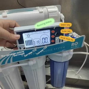 8-Stage 100 GPD Reverse Osmosis Water Filter System with UV and TDS Display for Home Use