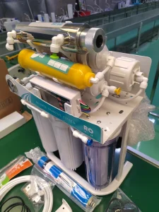 8-Stage 100GPD Alkaline Reverse Osmosis Water Filter System with UV, TDS Display, and Self-Flushing