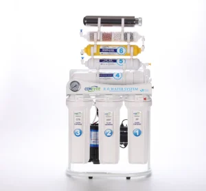 8-Stage Manual Self-Cleaning Reverse Osmosis Under-Sink Water Filter System 75 GPD for Hotels