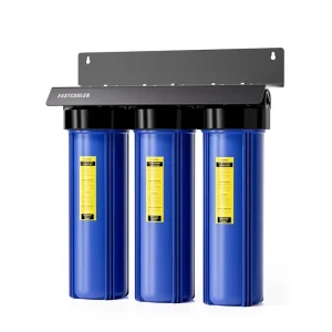 8 Stage Manual Wall Mounted Whole House Water Filtration System 3000 GPD Reduces Heavy Metals Chloramine Sediment Odor VOC