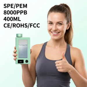8000PPB Hydrogen Water Bottle SPE PEM Ionizer Factory Direct Portable Hydrogen Water Generator H2 Maker OEM ODM