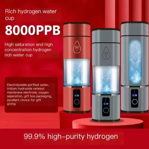 8000ppb Hydrogen Water Bottle Hydrogen Water Generator Ionized Water Machine PEM SPE Hydrogen Water