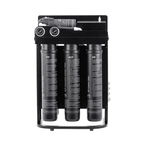 800GPD Compact RO System Quick Fit Reverse Osmosis Water Filter Alkaline Mineral KDF Purifier Electric for Home Use Sink