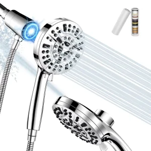 8+1 Spray Modes Magnetic Water Filter Handheld ShowerHead Easy Installation Hand Shower Head