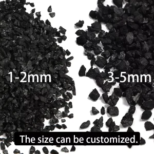 8×30 Mesh Acid Washed Anthracite Coal Based Granular Activated Carbon GAC Filter Media 99.9% Purity for Wastewater Treatment