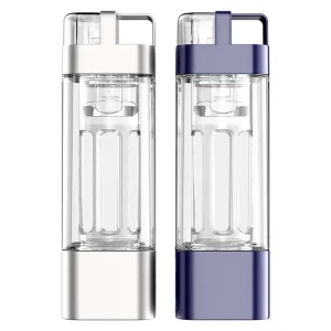 9000ppb Hydrogen Water Bottle Portable Hydrogen Water Generator with SPE/PEM Technology Structured Water Home Office
