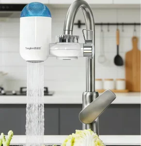 ABS Plastic Activated Carbon Filter Water Purifier Manual Power Source for Household Use