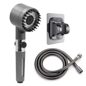 ABS Plastic Shower Head for Bathroom Water Saving Filter Faucet Accessory