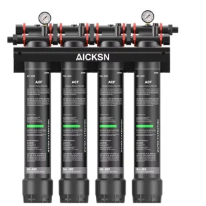 ACF Carbon Water Filtration System for Chlorine, Dirt, and Sand Removal, 40LPM, Whole House and Commercial Use