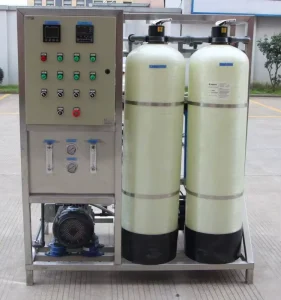 ALL UNIVERSE Industrial RO System Water Treatment Machinery with Pump Motor & PLC 220V 500L Hour 1 Year Warranty 500kg