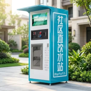 ATM Reverse Osmosis Water Vending Machine with Coin, Card, QR Payment, and 4G IoT Control
