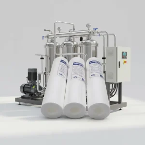 Acid Alkali Resistant PP Melt Blown Filter Cartridge for Industrial Underground Water Filtration