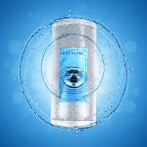 Activated Carbon ABS Block Filter Cartridge 20 Inch Jumbo CTO OEM for Household Water Purifier