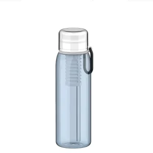 Activated Carbon Alkaline Filtered Water Bottle pH+9 Reverse Osmosis for Camping Travel Household and Car Use