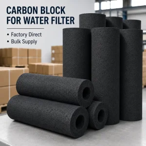 Activated Carbon Block for Water Filter Replacement Cartridge CTO Element and RO Pretreatment Application Use Bulk Use