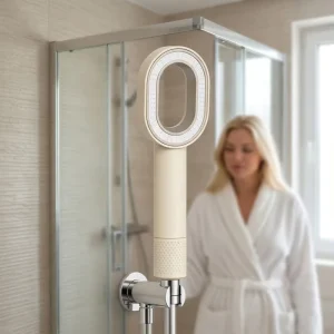 Activated Carbon Fiber Skincare Shower Filter Chlorine Removal Hard Water Vitamin C Soft Water Carbon Fiber KDF Scale Inhibitor