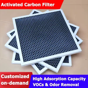 Activated Carbon Honeycomb Filter for Air Purifier and Exhaust Systems Cleanroom HVAC Carbon Filter Honeycomb Charcoal Air Filter