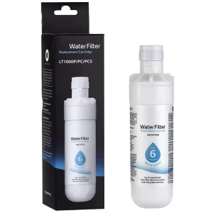 Activated Carbon Plastic Refrigerator Water Filter Element, 200-Gallon Capacity, 6-Month Filter Life