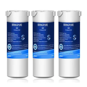 Activated Carbon XWFE Refrigerator Water Filter with Built-In Chip NSF Certified Reduces Chlorine and Lead