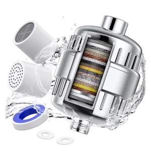 Advanced Technology Multi-Stage Filtration Shower Head Filter For Hard Water Remove Chlorine