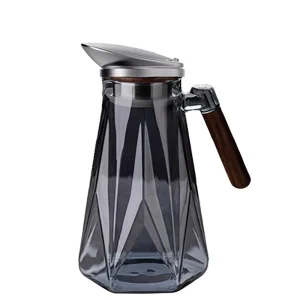 Alkaline Hydrogen Glass Water Filter Pitcher Set Hot Cold Purifier Serving Jug for Home Kitchen Restaurant Drinking