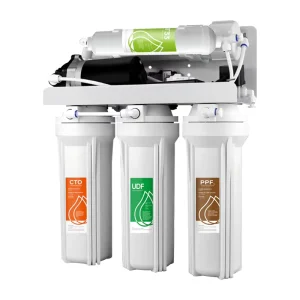 Alkaline Under-Sink RO Water Filtration System with 6 Stages and 0.0001-Micron Water Filter