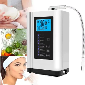 Alkaline Water Ionizer 3.8-Inch Touch Screen Acidic Water Purifier pH ORP Auto-Cleaning