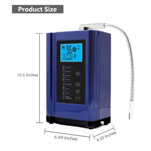 Alkaline Water Ionizer for Home pH 3.5-9.5 Water Purifier with 7 Modes for Cooking Drinking and Beauty