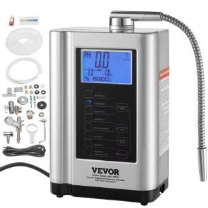 Alkaline Water Machine pH 3.5-10.5 with Acidic Water Settings, -550 mV and 8000 L Filter Capacity