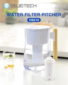 Alkaline Water Pitcher 2.5L Remove Chlorine Heavy Metals Impurities Bad Odor Water Purifier Jug With Filter