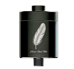 Aluminum Alloy Activated Carbon Shower Filter with Carbon Fiber and KDF for Hard Water Anti Hair Loss and Reduced Skin Allergies