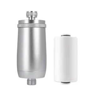 Aluminum titanium Shower Water Filter 1200GPD OEM Shower Filter