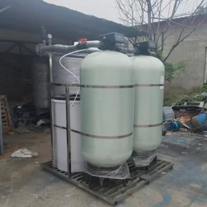 Angel Thriving Automatic Whole House Water Softener System 5000LPH PLC Control Softening Water Treatment Equipment 1 Year