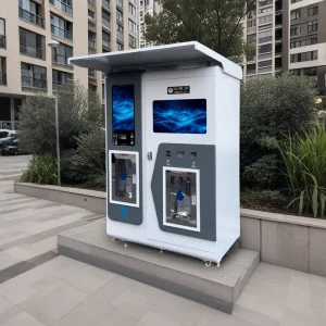 Anti-Rust Metal Water Vending Machine 10L Capacity Outdoor UV Light Sanitization LED Display 4G LTE