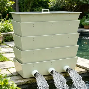 Aquarium and Fish Pond Drip Tower Filter for Water Purification and Filtration