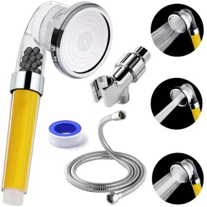 Aroma Filter Rainfall High Pressure Water Saving Bathroom Hand Shower Head