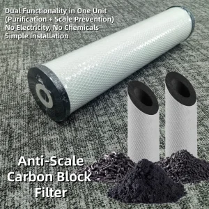 Australia High Enhanced Anti scale Carbon Block Water Filter Cartridge 20″x4.5″ Remove Odor chlorine limescale From Tap Water
