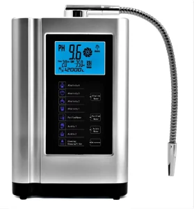 Auto-Cleaning 5/7-Plate Titanium Platinum-Coated Alkaline Water Ionizer LCD Display 7 Water Settings pH 3.5-10.5 Household