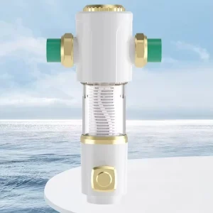 Auto-Rotating Scraper Brush Prefilter with Drain Valve