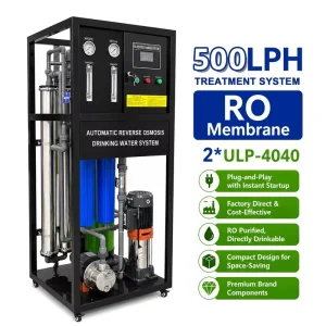 Automatic 250/500LPH RO Water Purification System High-Flow Water Purifier Machine