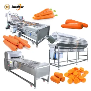 Automatic Baby Carrot Production Line Baby Carrot Root Chopping Cutter Fruit Vegetable Carrot Processing Machine