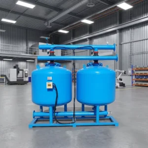 Automatic Backwash Sand Filter for Industrial Cooling Tower Filtration with PLC and 220V