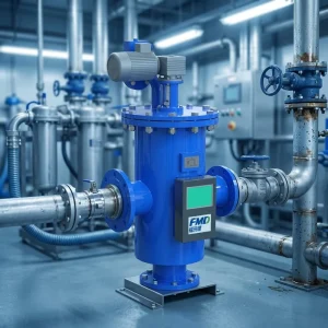 Automatic Backwash Self Cleaning Filter PLC Control Filter Material Pressure Vessel Pump Engine for Factory Use