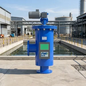 Automatic Backwash Self Cleaning Filter with PLC Motor 20000 L/Hour 380V/220V Pressure Vessel and Gear for Industrial Use