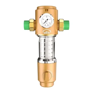 Automatic Backwash Water Prefilter for Household Brass Material Removes Iron Sediment Purification Filter