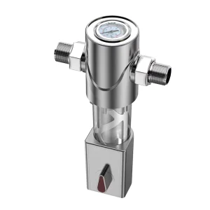 Automatic Backwash Whole-House Stainless Steel Pre-Filter, 3/4-Inch Thread, Sediment System for Well and Tap Water