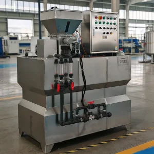 Automatic Chemical Polymer Powder Preparation and Dosing System with Automatic Control