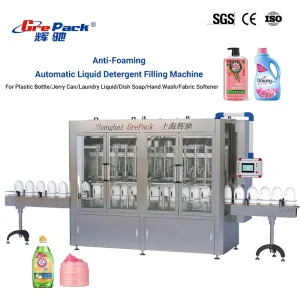 Automatic Dish Soap Viscous Liquid Filling Machine with Drip-Proof Nozzles