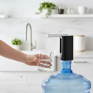 Automatic Electric Rechargeable Water Dispenser Pump for 5-Gallon Bottles with Folding Function