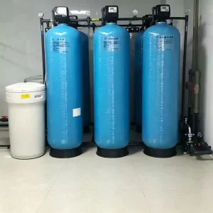 Automatic FRP Water Softener and Filtration System with Brine Tank for Industrial Reverse Osmosis Feed Equipment